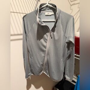 Vineyard Vines Light Gray Zip-Up Jacket